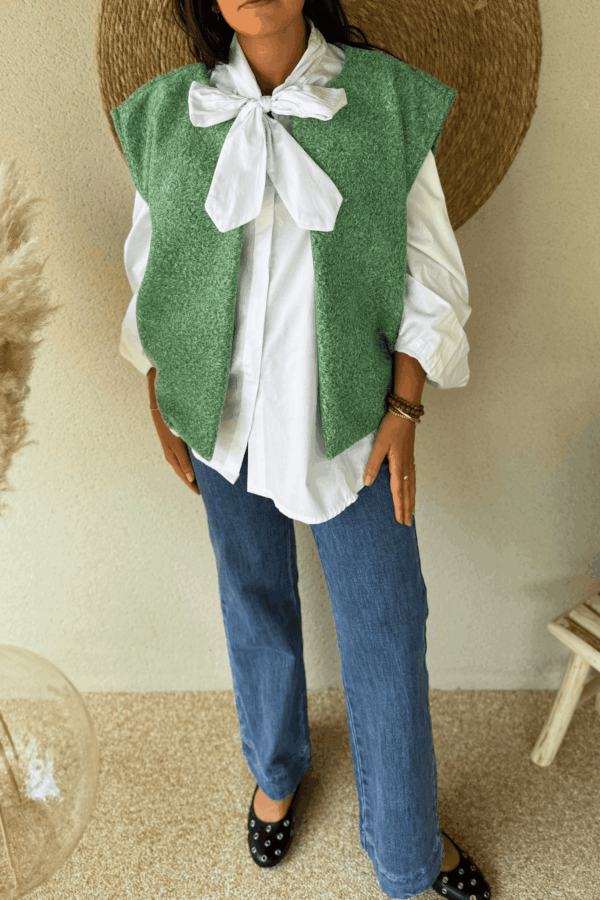 Gilet JOY vert - Taille unique jusqu'au 44 – Image 2