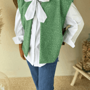Gilet JOY vert - Taille unique jusqu'au 44