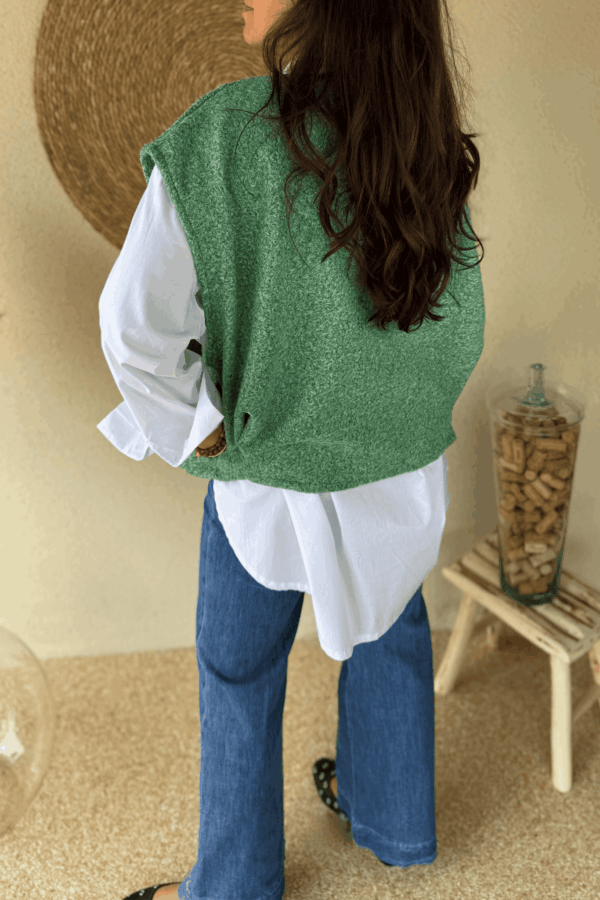 Gilet JOY vert - Taille unique jusqu'au 44 – Image 4