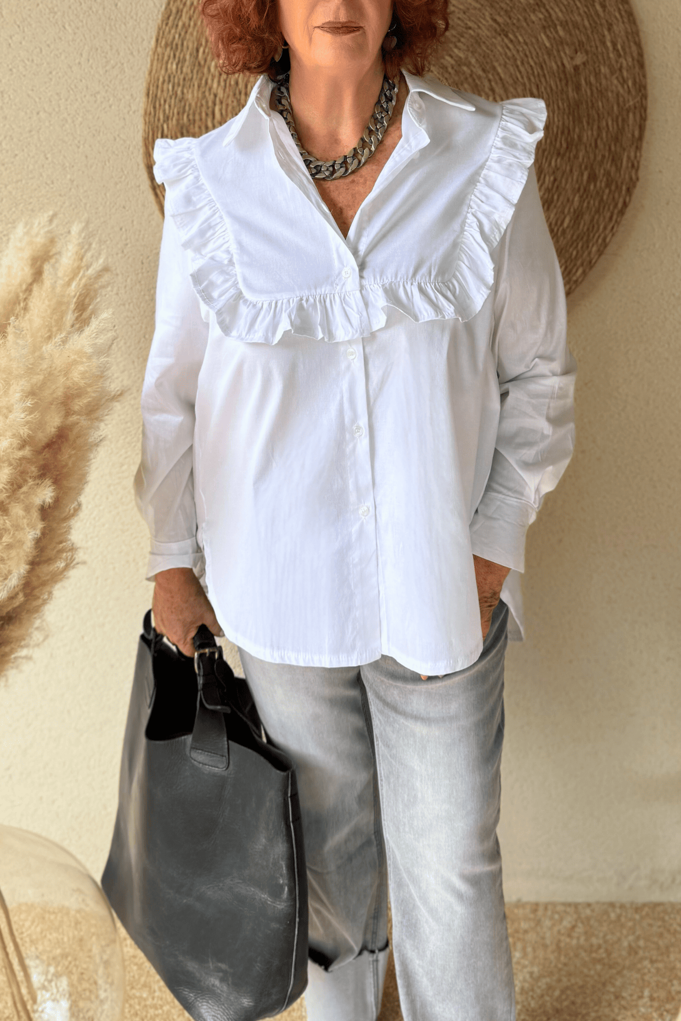 Chemise LEE blanche – Taille unique du 38 au 48
