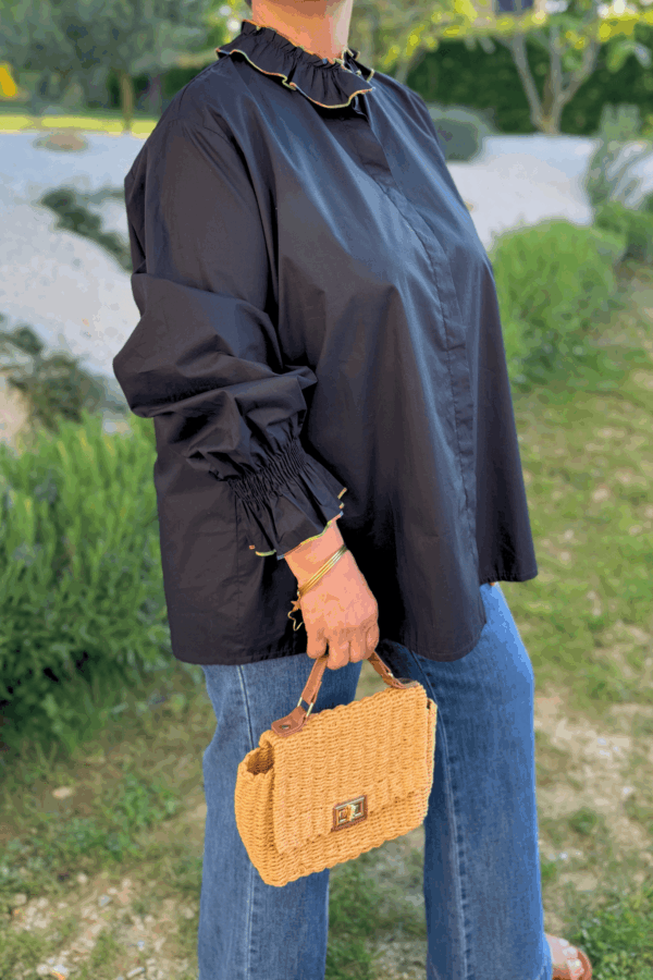 Chemise LEA noir - Taille unique du 42 au 48 – Image 3