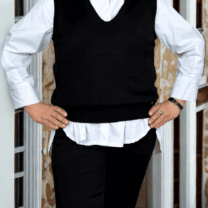 Pull LOLA noir - Taille unique jusqu'au 42