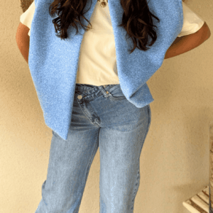 Gilet JOY bleu - Taille unique jusqu'au 44