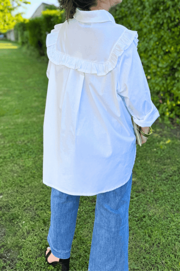 Chemise LEE blanche - Taille unique du 38 au 48 – Image 3
