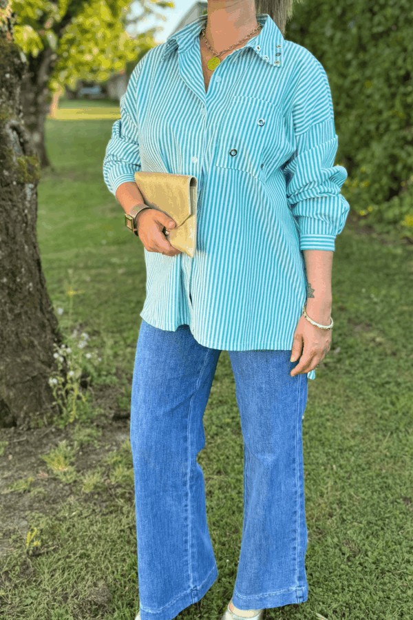 Chemise EVA vert - Taille unique jusqu'au 44 – Image 4