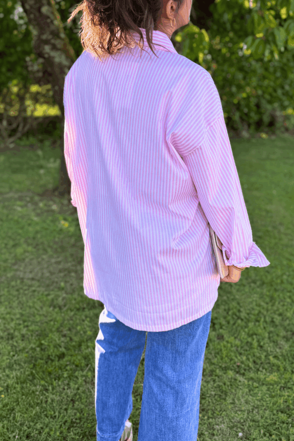 Chemise EVA rose - Taille unique jusqu'au 44 – Image 3