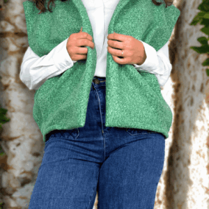 Gilet JOY vert - Taille unique jusqu'au 44