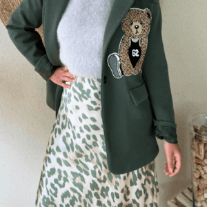 Veste de tailleur TEDDY kaki - Taille unique jusqu'au 44