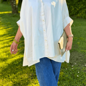 Chemise CARLA beige - Taille unique jusqu'au 48
