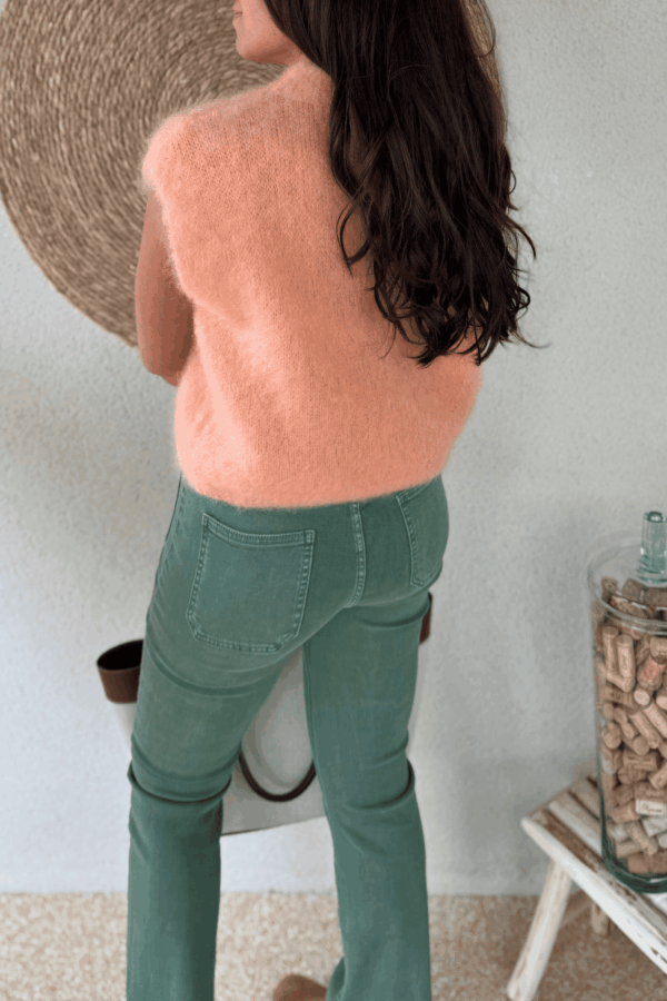 Pull CHARLIE orange - Taille unique jusqu'au 42 – Image 3