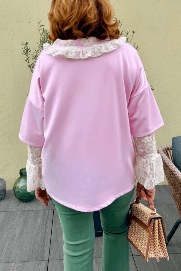 T-shirt MIA rose - Taille unique jusqu'au 44 – Image 4