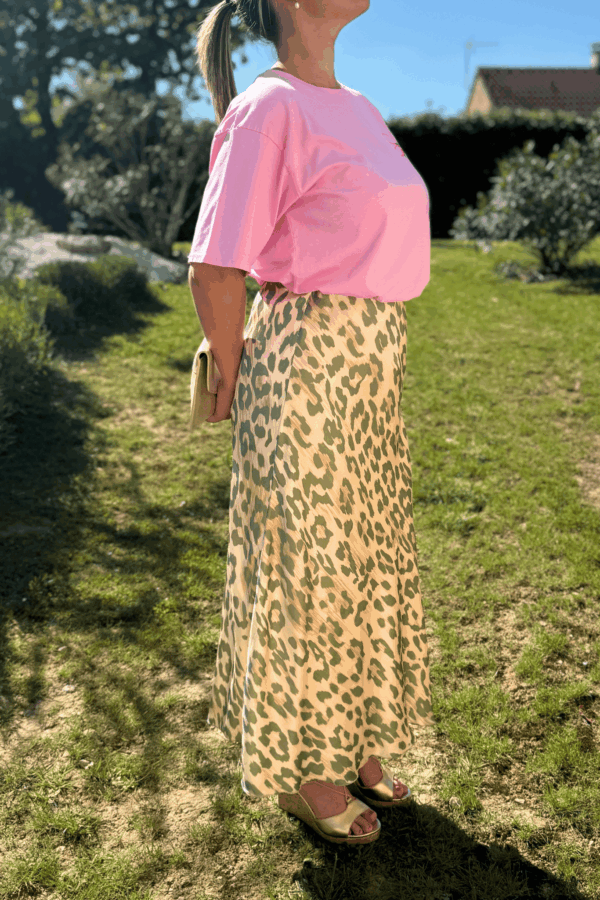 Jupe ALMA kaki - Taille unique jusqu'au 42 – Image 3