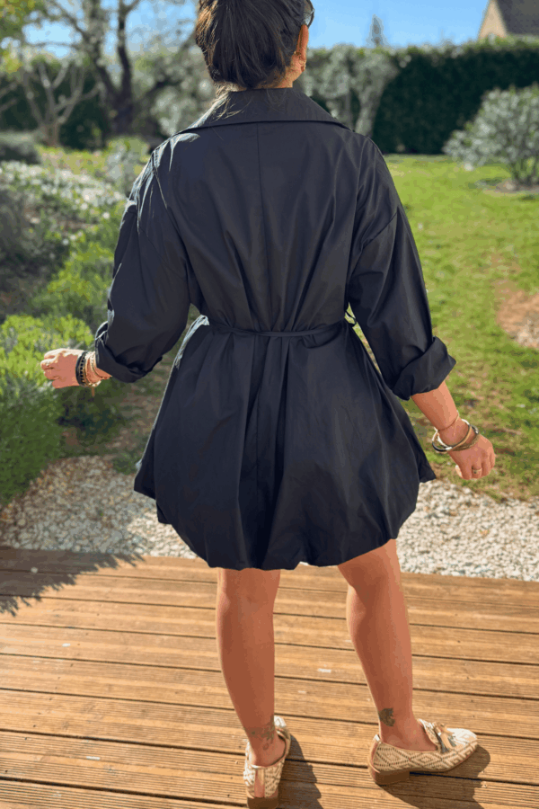 Robe CLARISSE noir - Taille unique jusqu'au 42 – Image 3