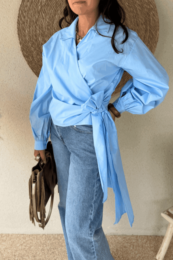 Chemise CELESTE - Taille unique jusqu'au 44 – Image 2