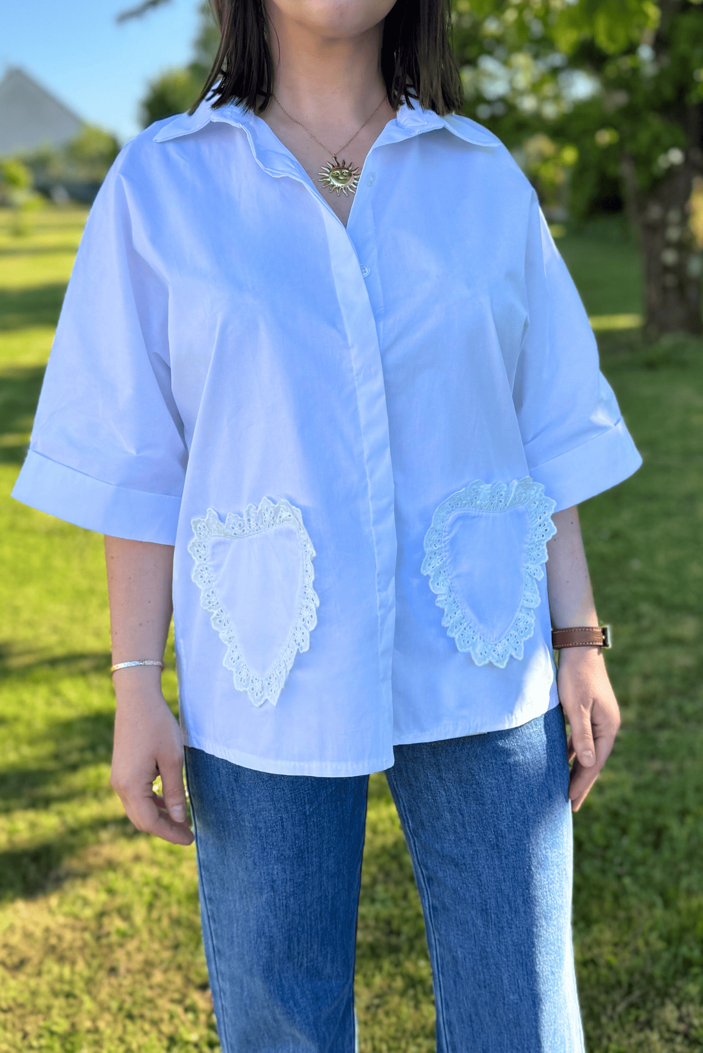 Chemise COEUR - Taille unique 36 au 40