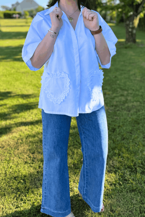 Chemise COEUR - Taille unique 36 au 40 – Image 4