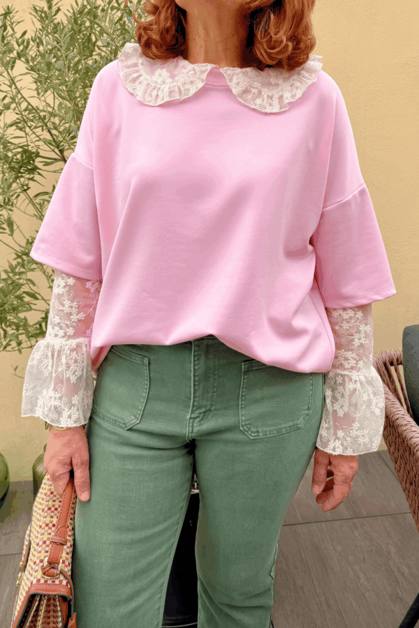 T-shirt MIA rose - Taille unique jusqu'au 44