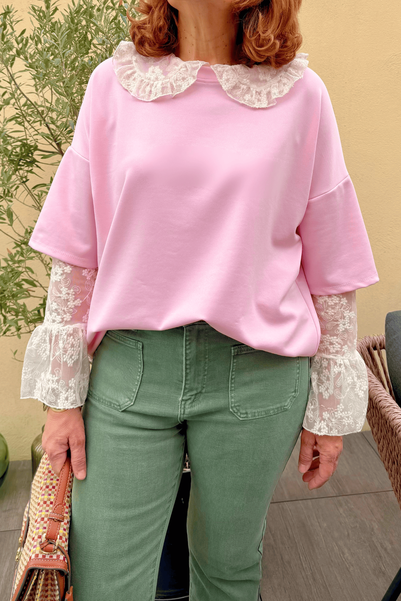 T-shirt MIA rose - Taille unique jusqu'au 44