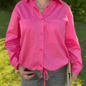 Chemise ANNA fuchsia - Taille unique jusqu'au 44