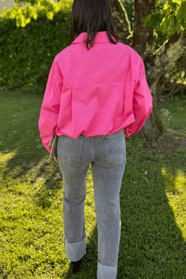 Chemise ANNA fuchsia - Taille unique jusqu'au 44 – Image 3