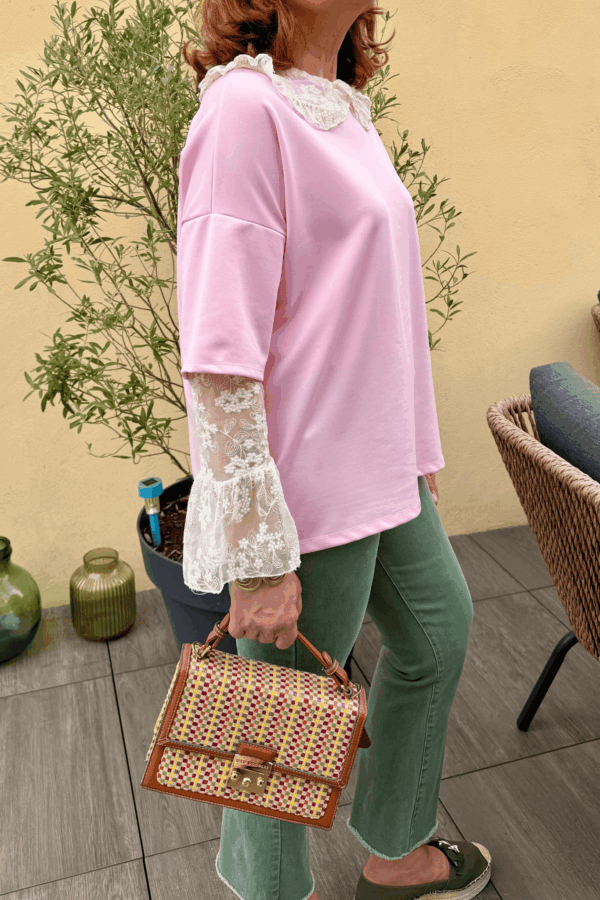 T-shirt MIA rose - Taille unique jusqu'au 44 – Image 3