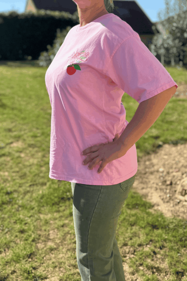 T-shirt CLARA rose - Taille unique jusqu'au 42 – Image 2