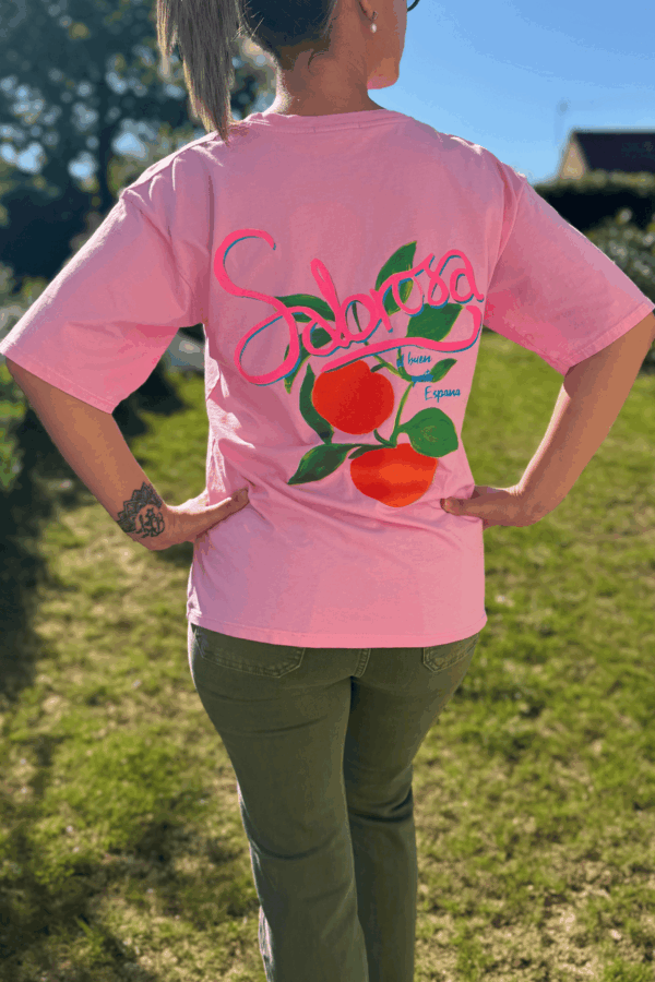 T-shirt CLARA rose - Taille unique jusqu'au 42 – Image 3