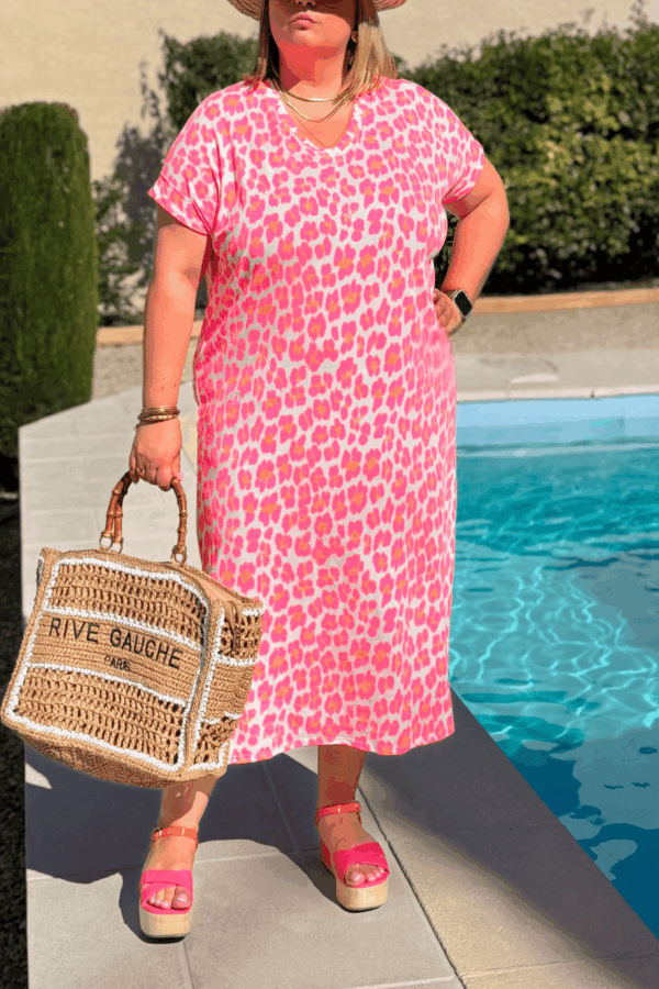 Robe Leopina - Taille unique jusqu'au 48 – Image 4