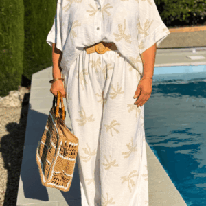 Pantalon Palmier  - Taille unique jusqu'au 48