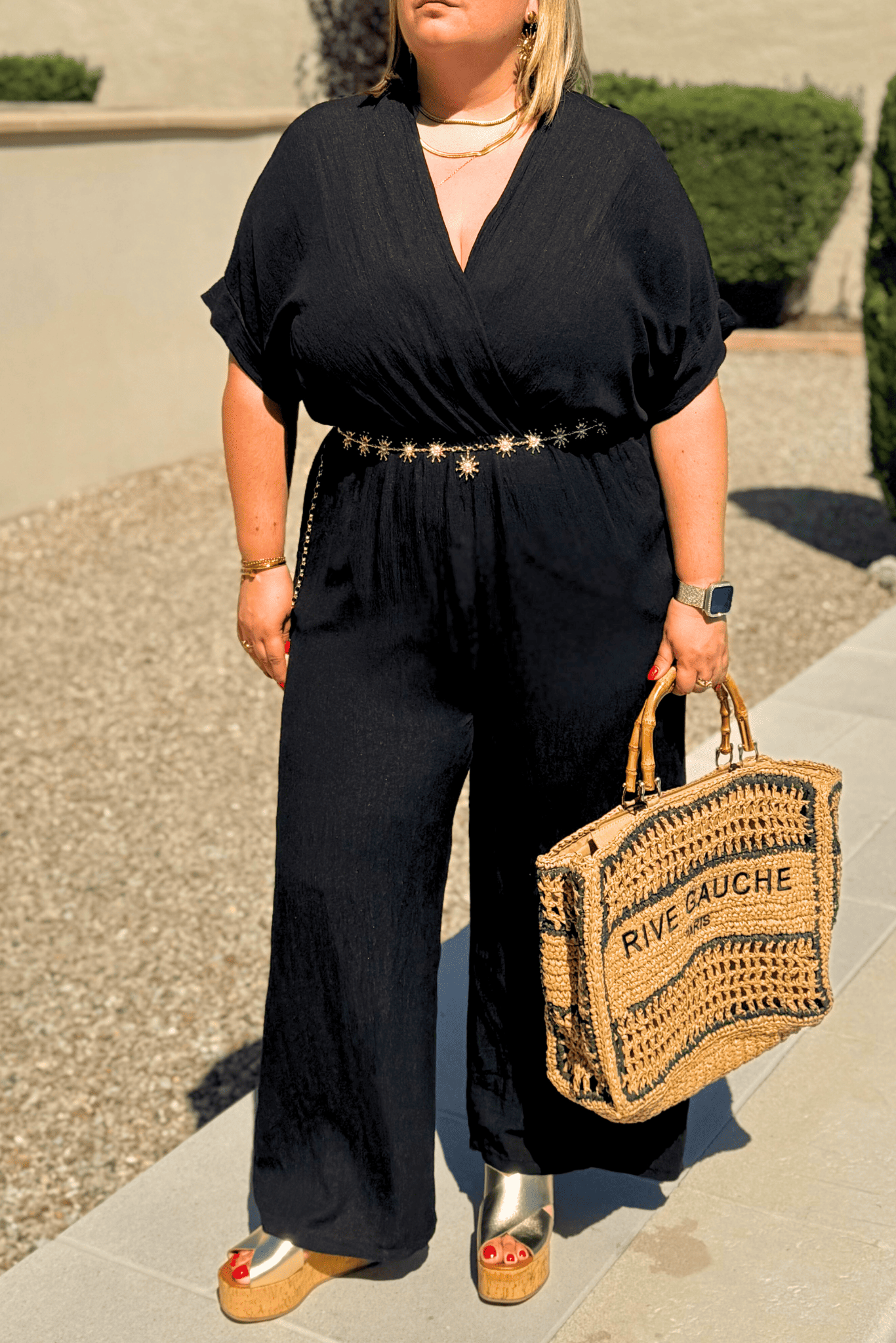 Combinaison Elia noir – Taille unique jusqu’au 48