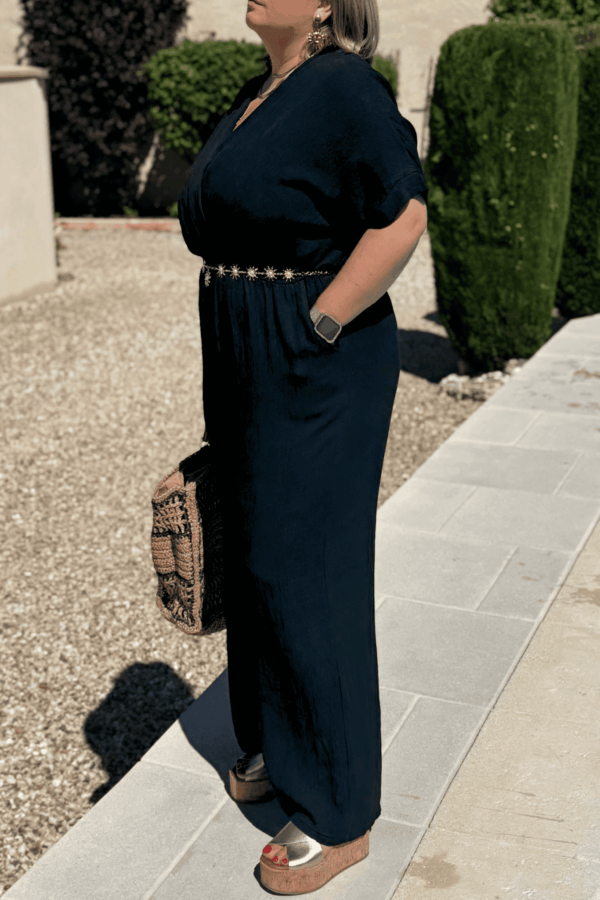 Combinaison Elia noir - Taille unique jusqu'au 48 – Image 2