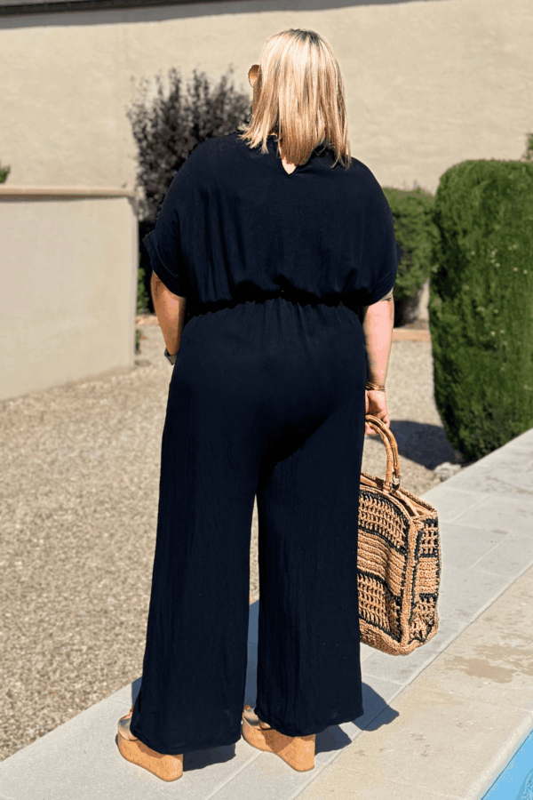 Combinaison Elia noir - Taille unique jusqu'au 48 – Image 4