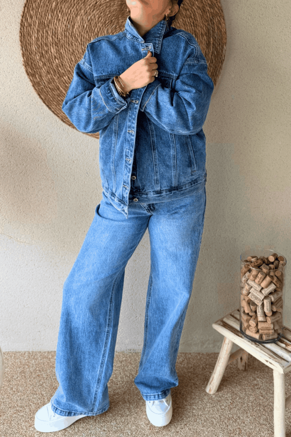 Veste en jean LOVE  - Taille S/M et M/L – Image 12