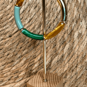 Bracelet ARIA Multicolore vert & or