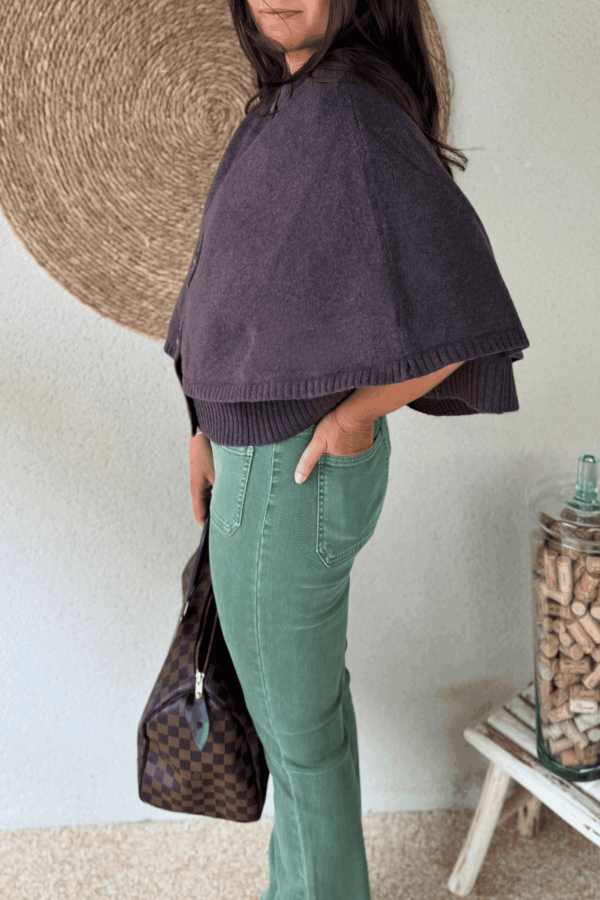 Gilet poncho NOA - Taille unique jusqu'au 48 – Image 3