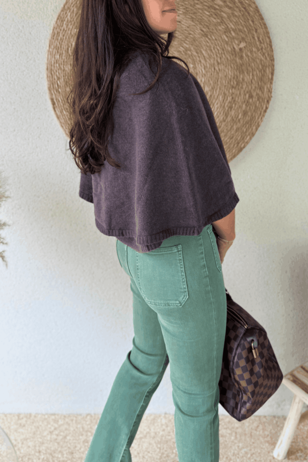 Gilet poncho NOA - Taille unique jusqu'au 48 – Image 4