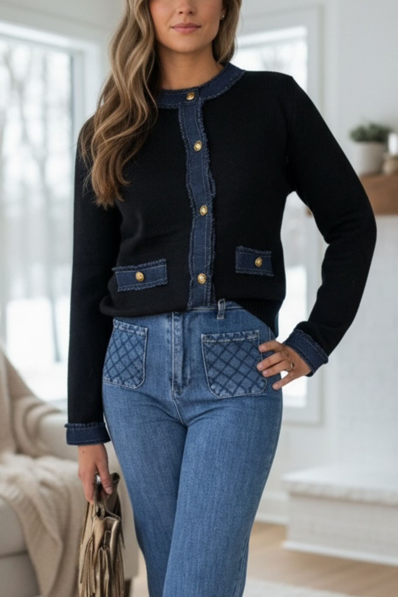 Gilet MAIA – Taille unique jusqu&rsquo;au 42